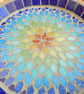 Gypsy Rainbow Mosaic Garden Bird Bath - Image 4