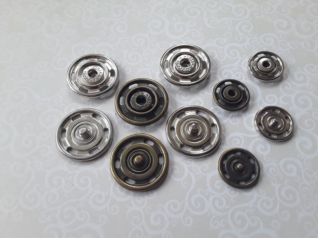 BIG Press Stud Snap Fasteners only 29mm left now