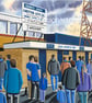 Chester. Framed & Unframed Fine Art Print Football Club FC Retro Sealand Rd Gift - Image 2