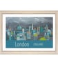 London print white frame - Image 1