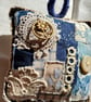 Blue, slow-stitched Lavender sachet - Image 4