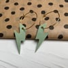 Lightning Hoop Earrings