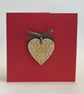 'Wedding day' card with detachable decoration - Image 1