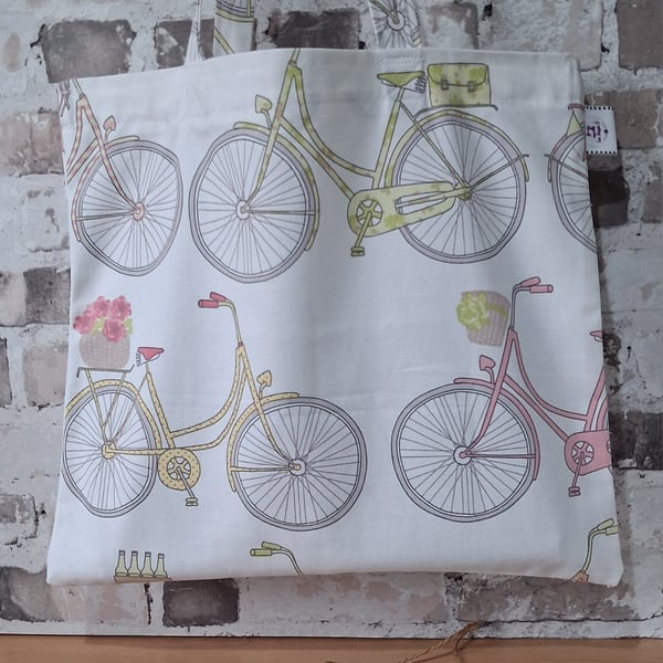 ON YOUR BICYCLE SUSTAINABLE UNLINED TOTE BAG