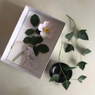 Paper flower gift box - wild rose