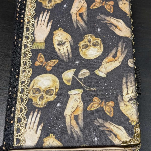 A6 Hand Bound Witchy Journal With Mirror