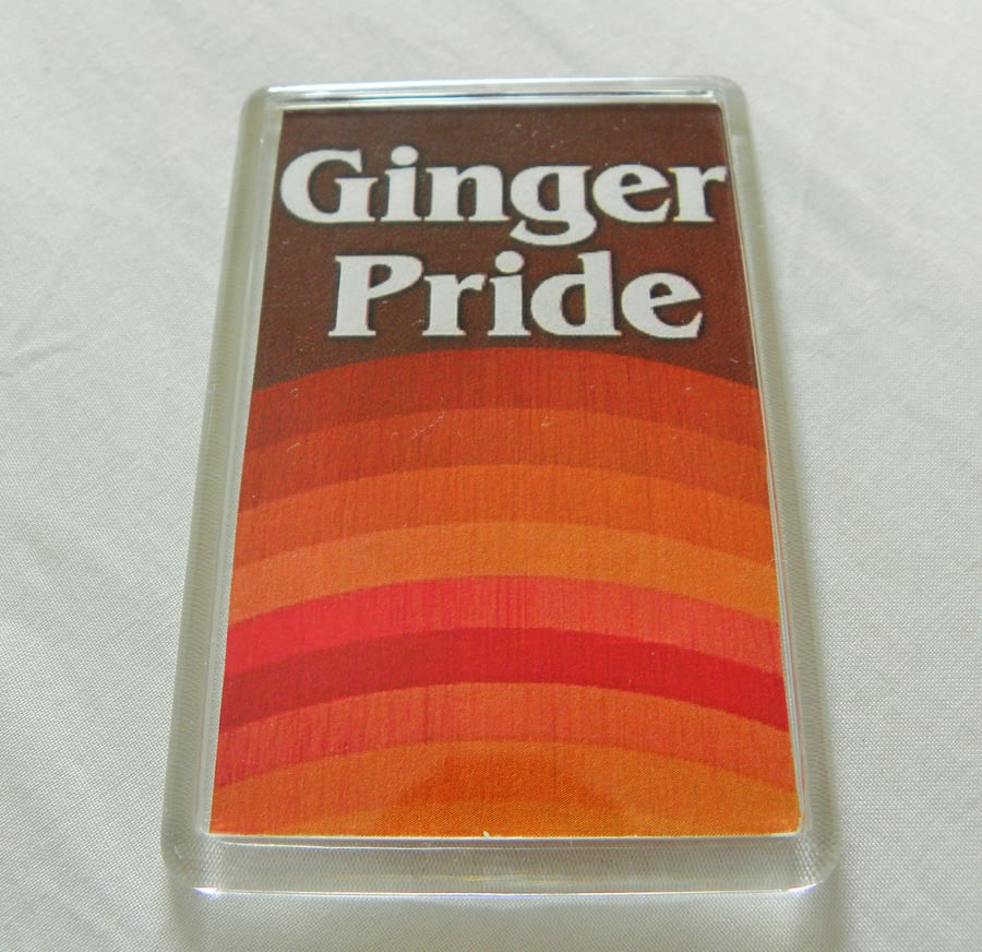 Ginger Pride Fridge Magnet
