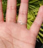 Pink Opal Ring Adjustable Sterling Silver .925 Handmade Jewellery Gift Rose Cut - Image 5