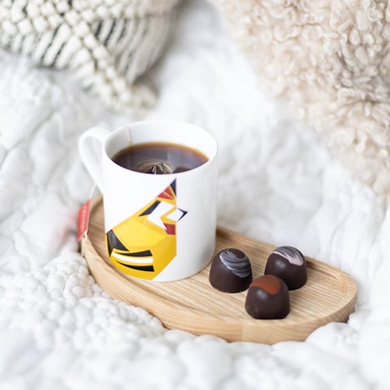 Bird Print Coffee Mug - Goldfinch Small Mug