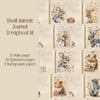 Small Animals Scrapbooking, Ephemera, Journal, Digital Download