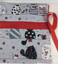 Straight knitting needle case with cats, needle roll, needle case, needle storag - Image 3