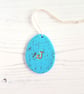 Personalised Initial Mini Egg Easter hanging decoration OR magnet - Image 6