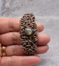 Labradorite and Copper Cuff Bracelet - Image 3