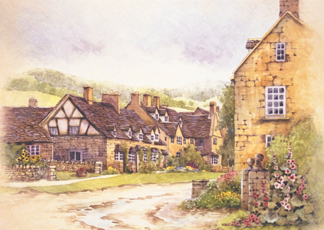 Broadway . The Cotswolds . Signed Special Edition Print 