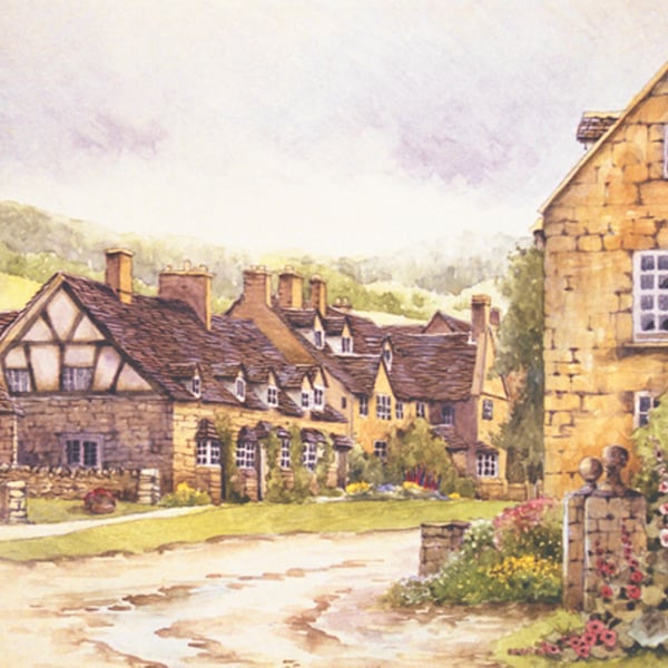 Broadway . The Cotswolds . Signed Special Edition Print 