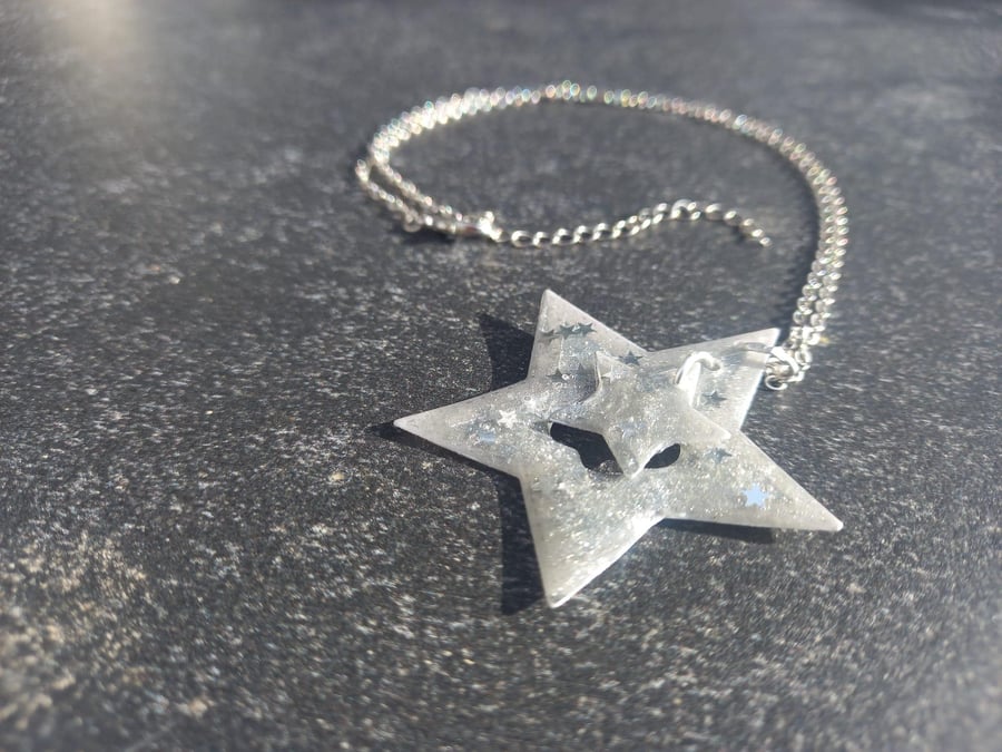 Silver Star Necklace