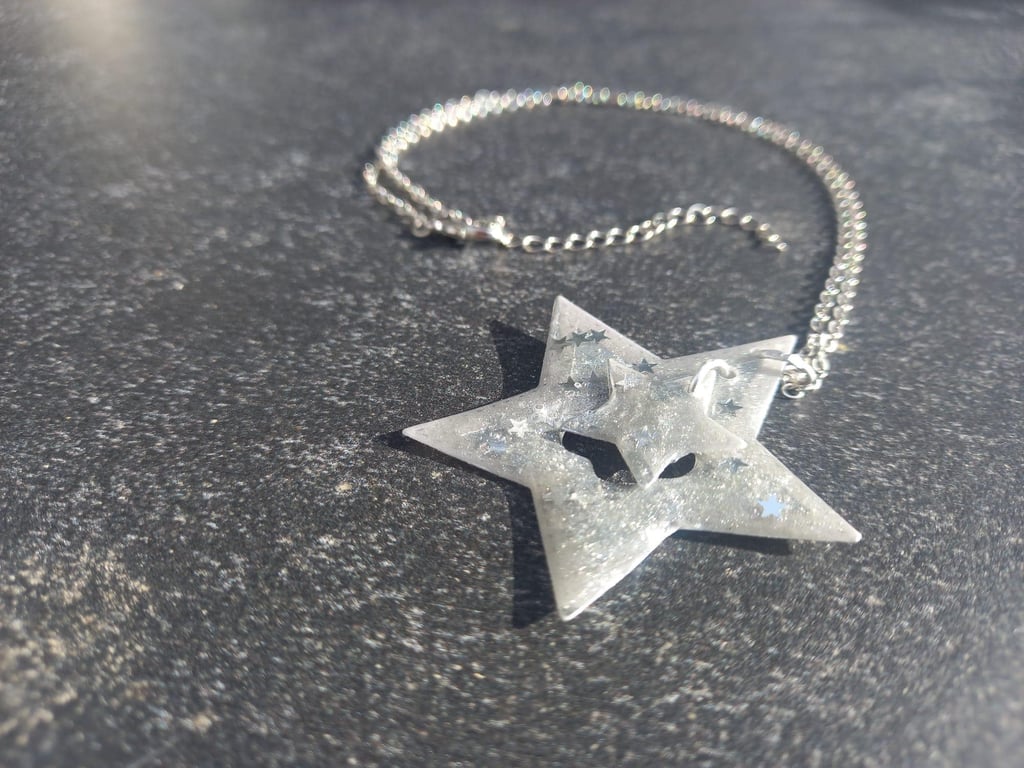 Silver Star Necklace