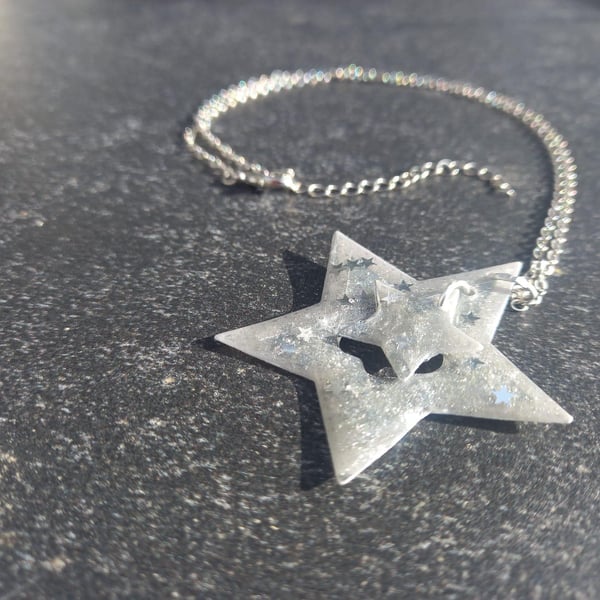 Silver Star Necklace
