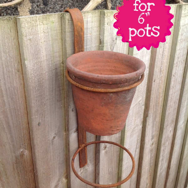 Fence Hanger Double Pot Ring
