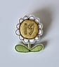 'Birthday Flower' - Personalised Handmade Brooch - Image 3