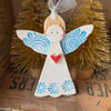 Seconds Ceramic Angel Pottery Christmas decoration 