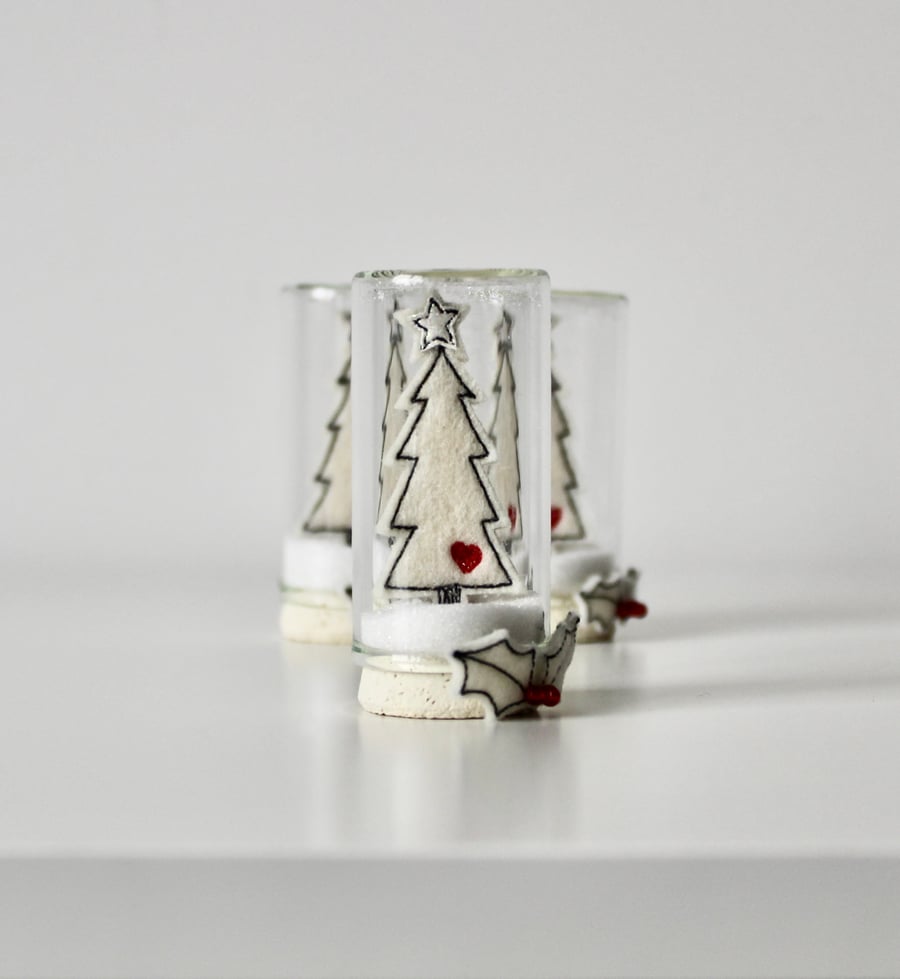 'A Christmas Tree in a Glass Vial' - Christmas Decoration