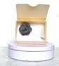 Flower Lapel Pin, Black and White Flower, Wedding Buttonhole, Boutonniere  - Image 6