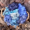 Mixed Blues Gotland Fleece 100g