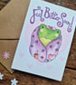 Get well soon card, Feel better soon card, Hug in the post, Frog card - Image 5