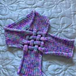 Celtic cross scarf