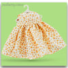 Apricot Ditsy Print Dress