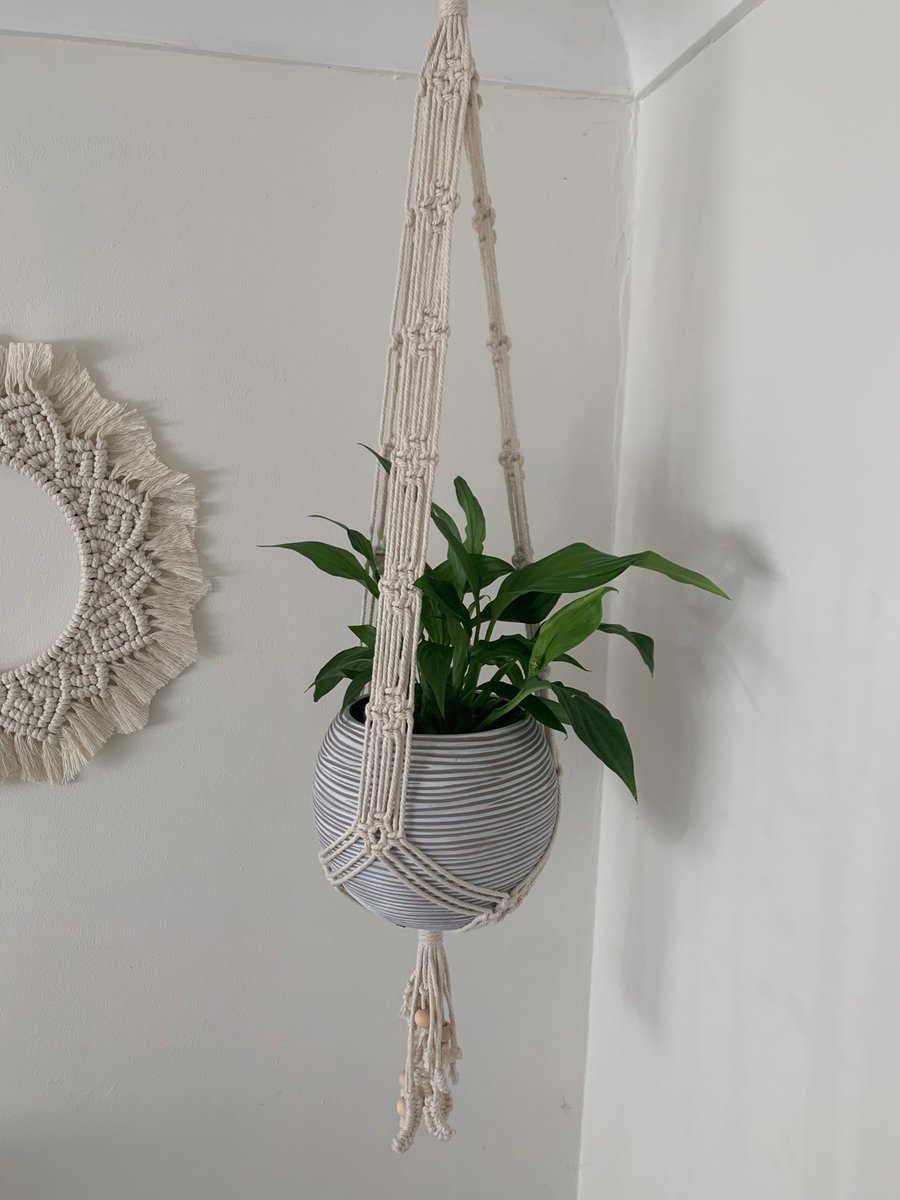 Macramé Plant Hanger, Gift, Unique