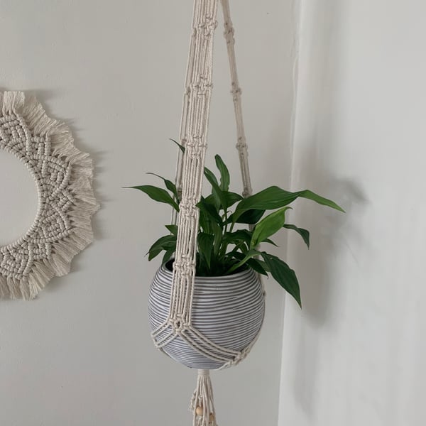 Macramé Plant Hanger, Gift, Unique