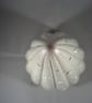 White Glittery Ceramic Star Light Christmas Tree Table Lamp Ornament Decoration. - Image 5