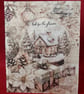 A6 Notebook Christmas Snowglobe