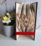Wedding Date Book Fold, Personalised Wedding Gift