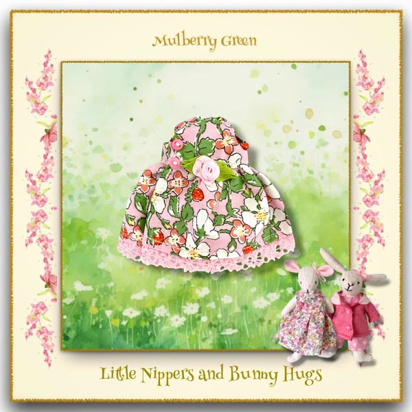 Summer Roses Dress to fit the Little Nippers and Bunny Hugs