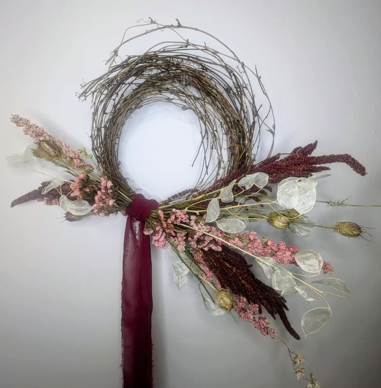 Loving Arms - Dried Floral Wreath