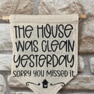 House tidy banner