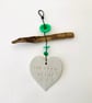 Driftwood Love heart hanger, pottery, gift idea, birthday, unique pottery  - Image 4