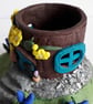 Handmade Polymer Clay Fairy House Tealight Holder - Image 5