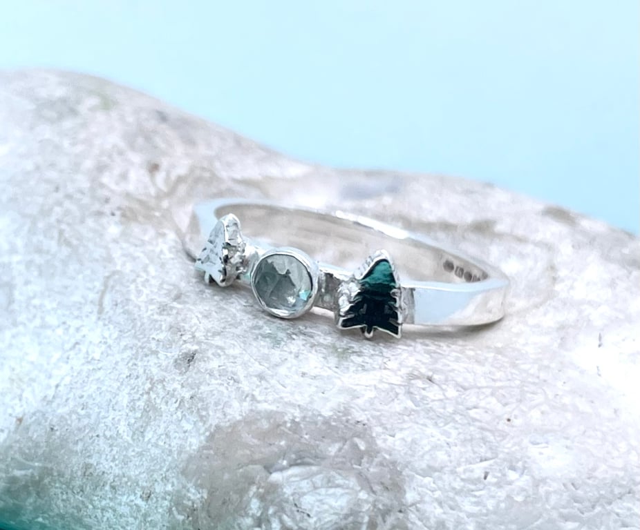 Fine silver fir tree ring