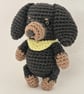 Dachshund Dog Crochet PDF - Amigurumi Puppy Bag Charm - Image 3