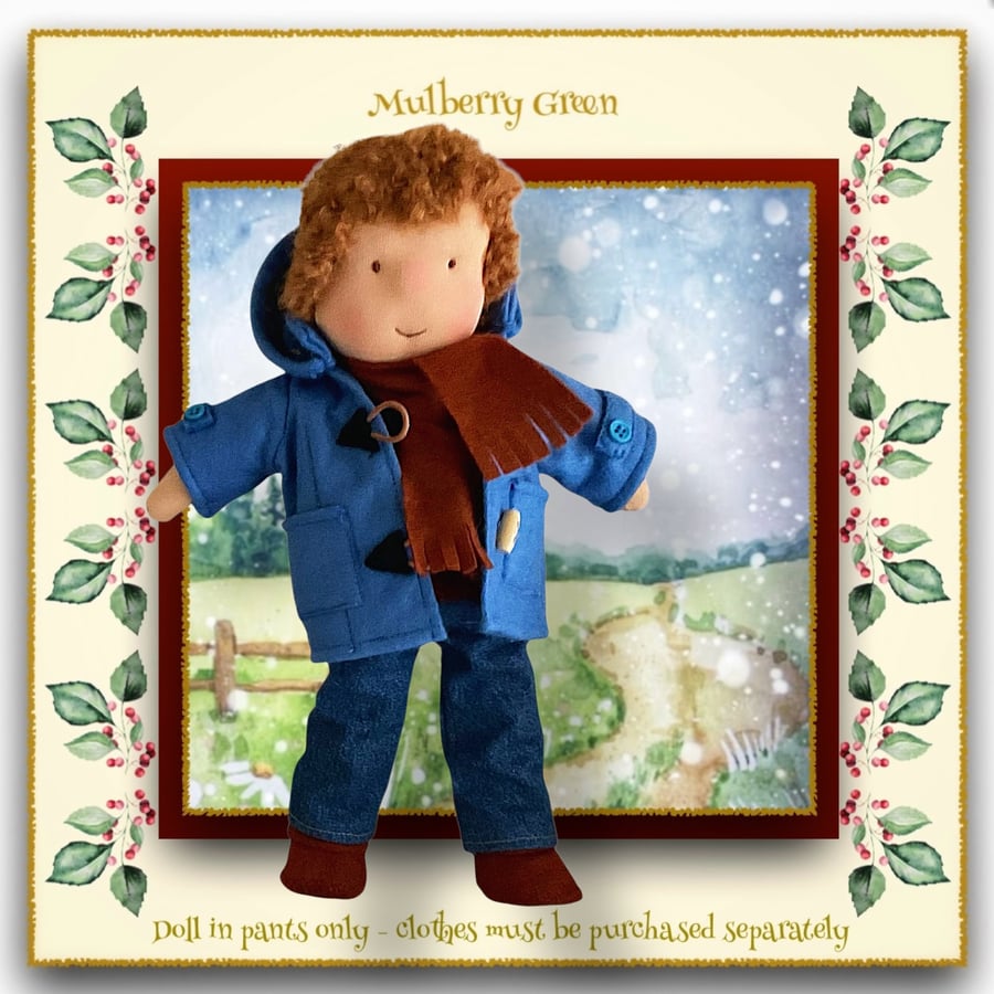 Mo Morris - a handcrafted Mulberry Green Doll