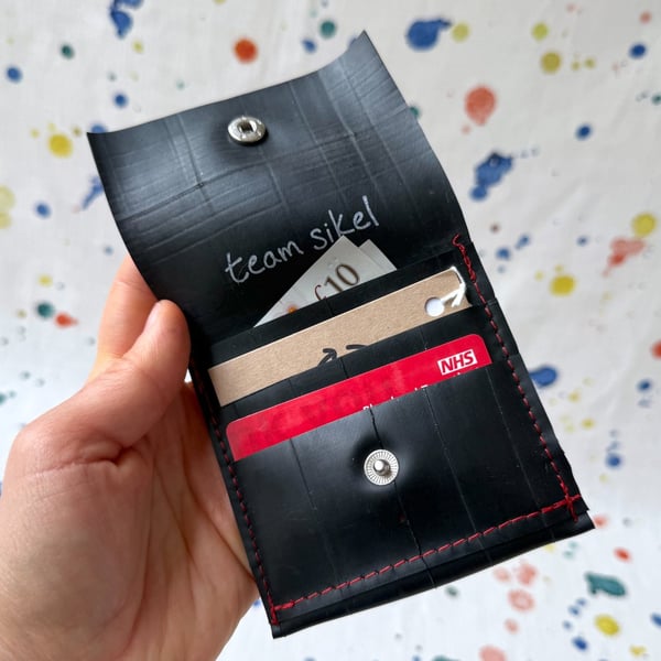 Bicycle Inner Tube Wallet - Ribbing - Extra Hole - Super Seconds