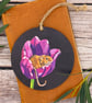 Perfectly Imperfect Harvest Mouse and Tulip Christmas Decoration
