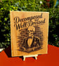 Quirky skeleton bespoke wooden plaque 