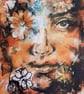 A4 Artwork (digital enhanced face) - Image 1