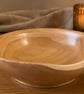 Handturned Small cherry natural edge bowl