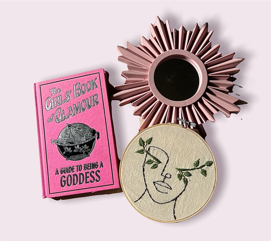 Abstract Floral Woman Embroidery